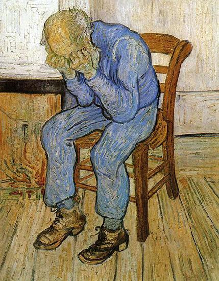 Vincent Van Gogh Old Man in Sorrow Spain oil painting art